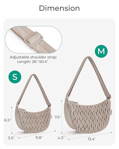 Image of BAGSMART Hobo Bag for Women, Nylon Quilted Crossbody Bags for Women Shoulder with Adjustable Strap