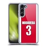 Head Case Designs Officially Licensed Arsenal FC Cristhian Mosquera 2025/26 Players Home Kit 2nd Group Gel Case [Military Grade Protection] Compatible with Samsung Galaxy S23+ 5G