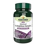 Natures Aid Acidophilus Complex 5 Billion CFU – High Strength Probiotic Supplement 5 Billion Live Bacteria – Supports Digestive Health & Gut Flora – Vegan, Gluten Free, Non-GMO – 60 Capsules