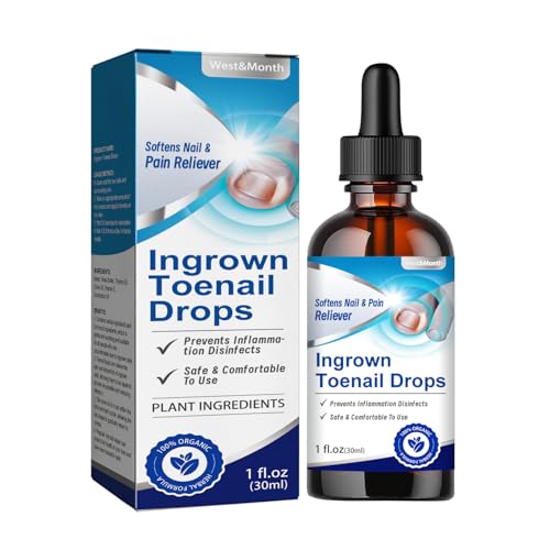 Ingrown Toenail Treatment - 30ML Ingrown Toenail Correction Drops - Nail Helper Ingrowth Toenail Treatment Oil - Trimming Toenail Softening Drops - Nail Fungal Treatment