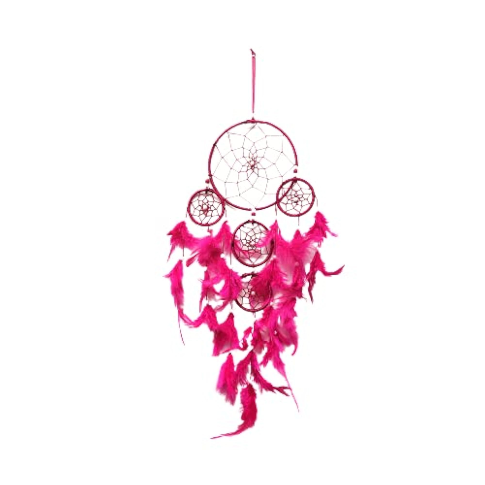 Dream Catchers Wall Hanging for Bedrooms (Pink)