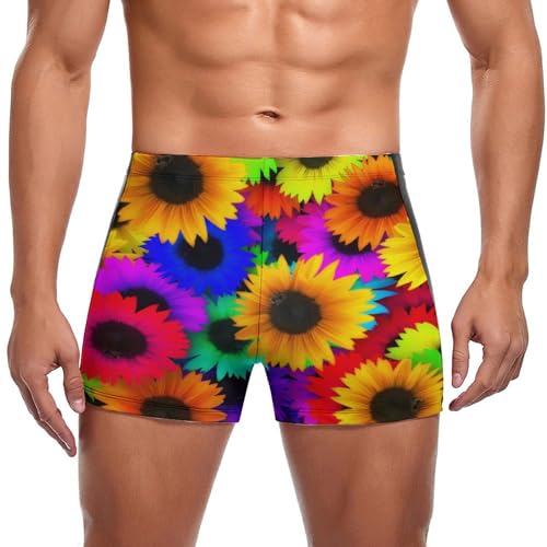 Maillot de bain slip homme à motif fleur pour la natation