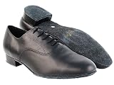 Very Fine Dancesport Shoes - Latin Tango Salsa Ballroom Men's Dance Shoes 919101-1 inch Heel (Black