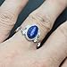 Jiangtao 925 Sterling Silver Elena's Daylight Ring The Vampire Diaries Lapis Lazuli Jewelry Women Girl Gift Ring (Blue, 6)