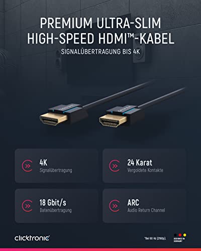 Cable HDMI 2.0 4K 60Hz Ultra alta velocidad con Ethernet de 1.5M 2