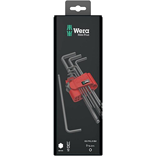 Wera 5073596001 Hexagon 950 PKL/9 BM SB Ballpoint