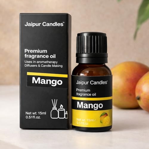 Image of Fragrance Oil | 15 ml | Aroma Oil for Home Fragrance | Best for Aromatherapy | Use in Diffusers, Candles, Air Fresheners (15ML, Mango)
