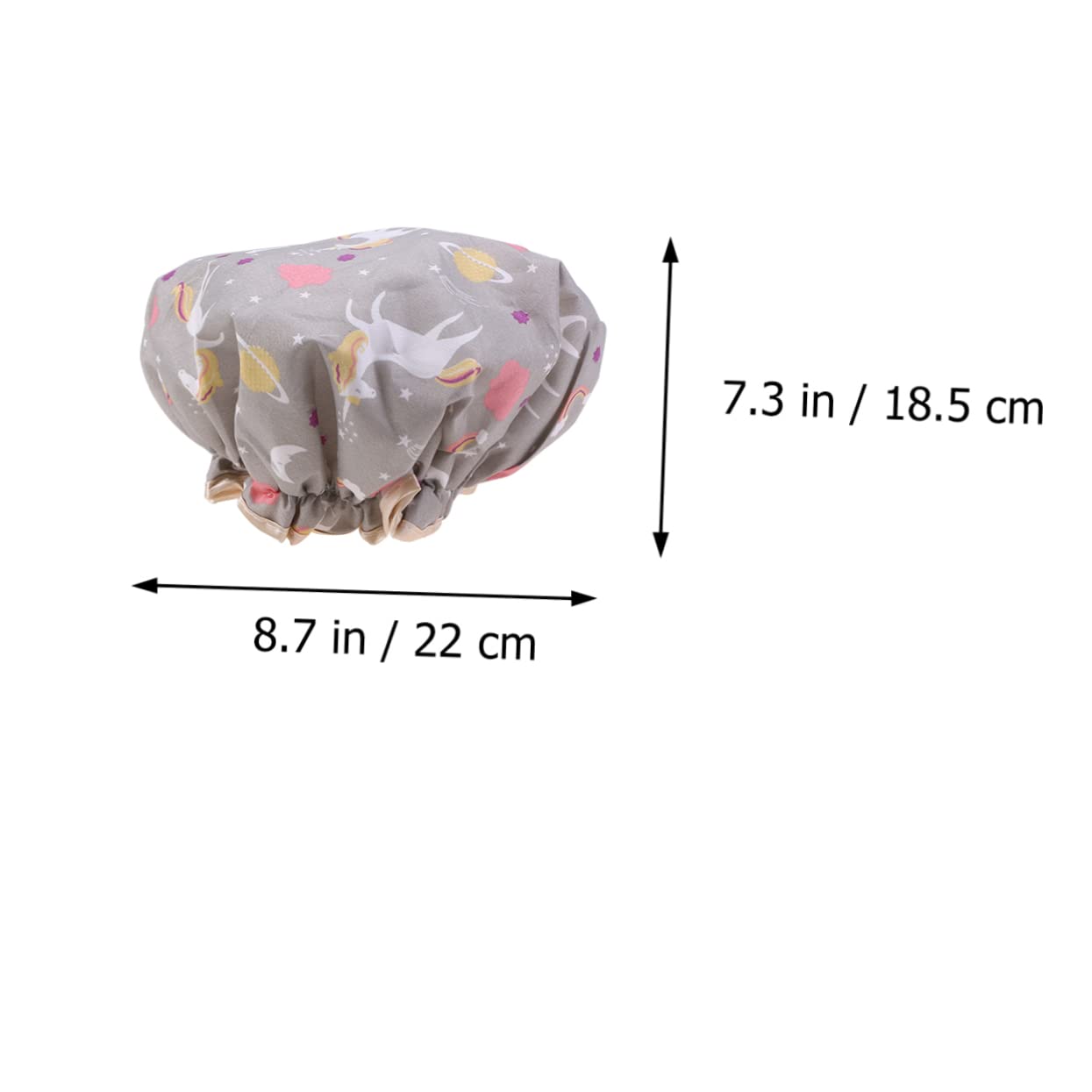 Amosfun 12stücke Teiliges Duschhaube Für Damen Cartoon-einhorn Doppellagig Elastisch Für Bad Spa Und Reisen Grün Rosa Schwarz