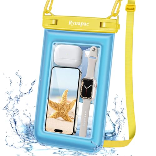 Pochette de téléphone étanche flottante Rynapac de 25,4 cm pour iPhone 16 et Galaxy S24