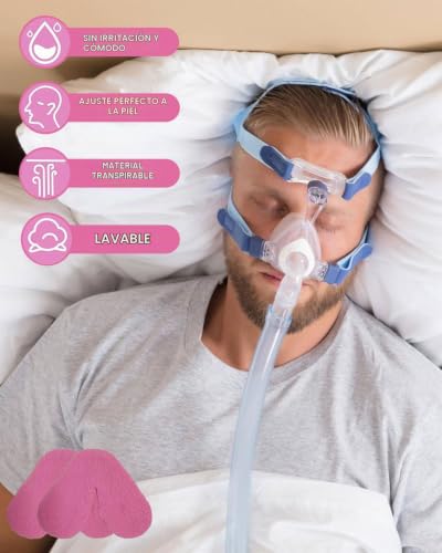 Miniatura 5 de Huvzor 8 Piezas Almohadilla Nasal De Confort Para Cpap Mascarilla Almohadilla Protectora Para Nariz Compatible Con Máquina Cpap Accesorio Reutilizable
