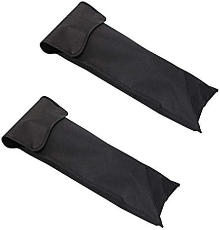 2 Pcs BBQ Tool Storage Bags Barbecue Tool Holder Bags for Oxford Cloth BBQ Grilling Tools