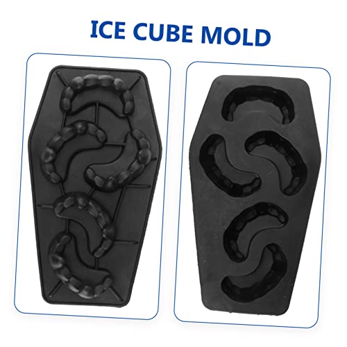 Molde para cubos de hielo con forma de calavera miniatura 7
