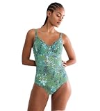 Triumph Women's O-Summer Allure OW pt One Piece Swimsuit, Green-Dark Combination, 46 / D