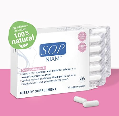SOP NIAM – Food Supplement with D-Chiro Inositol, Vitamins and Minerals – 30 Capsules