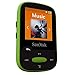 SanDisk 8GB Clip Sport MP3 Player, Lime - LCD Screen and FM Radio - SDMX24-008G-G46L (Renewed)