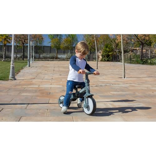 Triciclo Evolutivo 5 In 1 Per Bambini Interbaby | Triciclo Bambini 1 Anno A 5 | De | Da Triciclo A Bicicletta Con O Senza Pedali | Versatile E Adattabile | Colore Grigio - 29