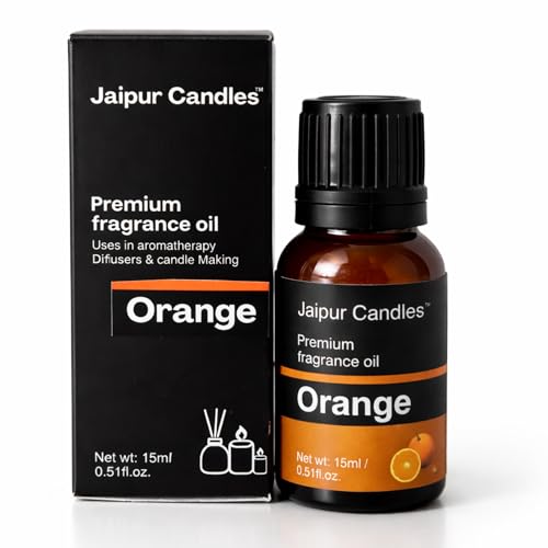 Image of Fragrance Oil | 15 ml | Aroma Oil for Home Fragrance | Best for Aromatherapy | Use in Diffusers, Candles, Air Fresheners (15ML, Orange)