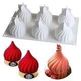Silicone Molds Baking for Mousse Cake, 3D Baking Molds Dessert Molds for Pastry Truffle Pudding Jell