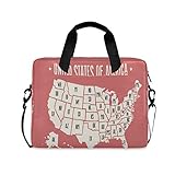 Bolsa de hombro portátil para portátil: cada bolsa de mensajero para computadora con una correa de hombro ajustable y extraíble, la longitud es de 80 a 130 cm, diseñada para no deslizarse. También tiene asas de cuero suave, se puede utilizar como un bolso de mano o bolsa cruzada, fácil de llevar