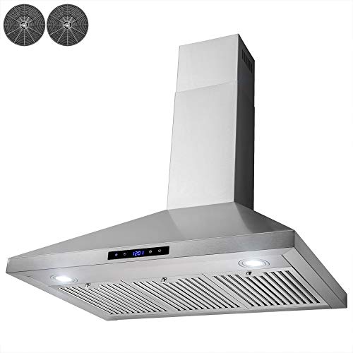 FIREBIRD New 36" European Style Wall Mount Stainless Steel Range Hood Vent W/Touch Sensor Control