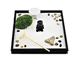 We pay your sales tax Feng Shui 9.5' x 9.5' Tabletop Fu Dog Zen Lion Garden Sand Rock Rack Incense...