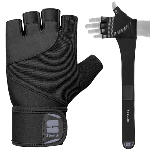 Guantes para Levantamiento de Pesas Stealth Sports con Protección de Palma
