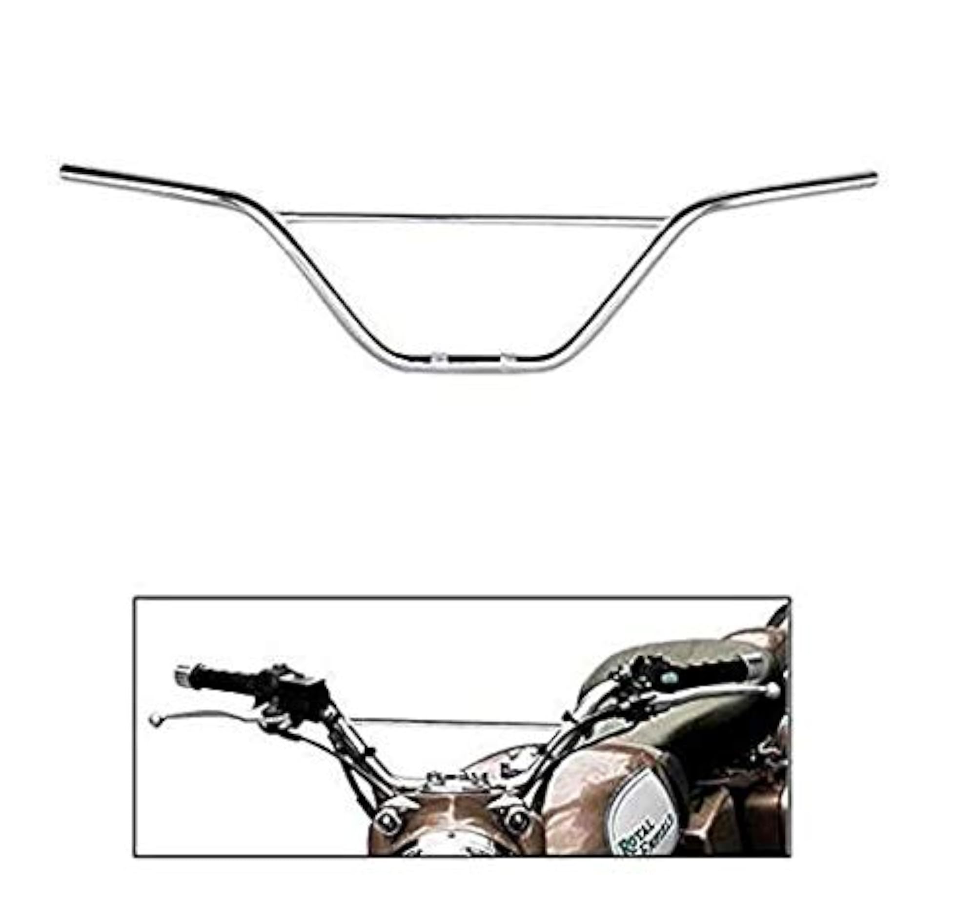 Universal Handle Bar for All Bikes, Chrome