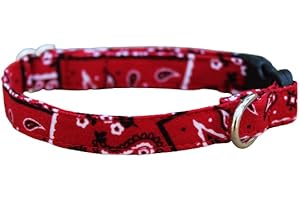 XXXS/XXS 6 to 9 Inches Teacup Puppy Dog Collar Bandana Theme