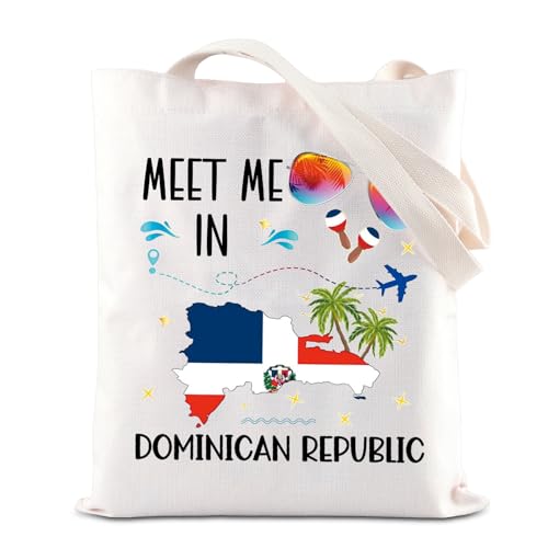 TGBJE Dominican Republic Tote Bag Meet Me In Dominican Republic