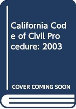 Paperback California Code of Civil Procedure : 2003 Book