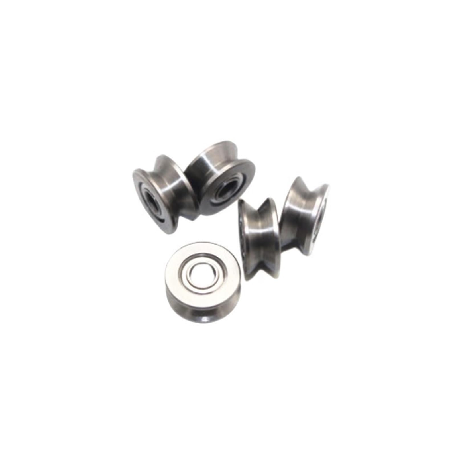 5 Teile/satz Lager VU Groove Roller Rad Kugellager Kohlenstoffstahl Haltbarkeit Stickmaschine Riemenscheibe(V624 90ZZ 4x13x6mm)