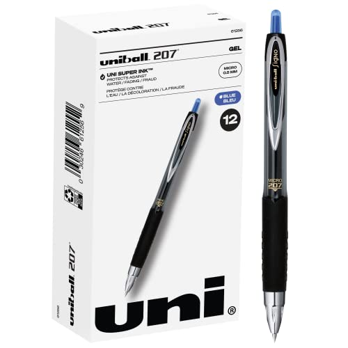 Uniball Signo 207 Bolígrafos Gel 36 Pack Azul 0.7mm miniatura 5