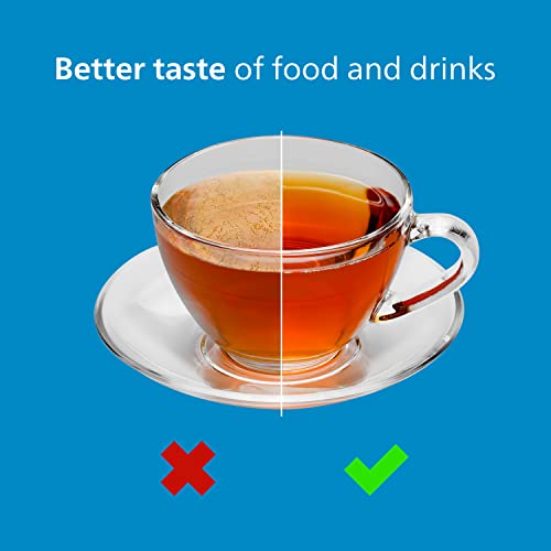 Philips Water Instant Water Filter - 3 l Fassungsvermögen, 1 l/min schneller Durchfluss, wiederaufladbar über USB-C, Weiß