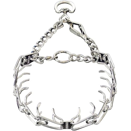 Image of Herm Sprenger Pet Supply Imports Chrome Plated Training Collar with Quick Release Snap for Dogs, Large, 3.2mm, 23-Inch