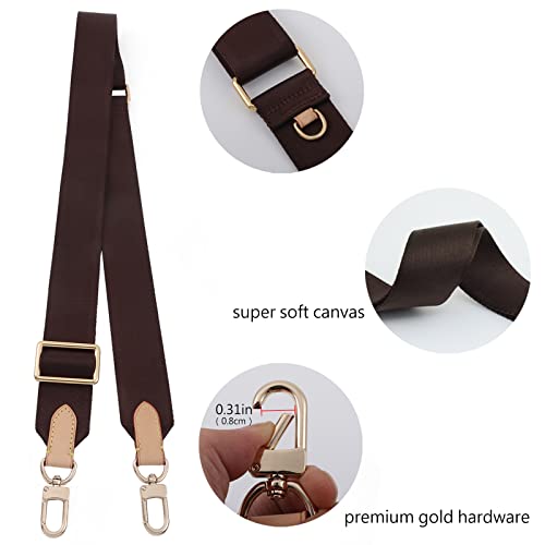 Multi Pochette Accessories Replacement Crossbody Strap Adjustable Wide Canvas Strap for LV Purse Shoulder Bags3