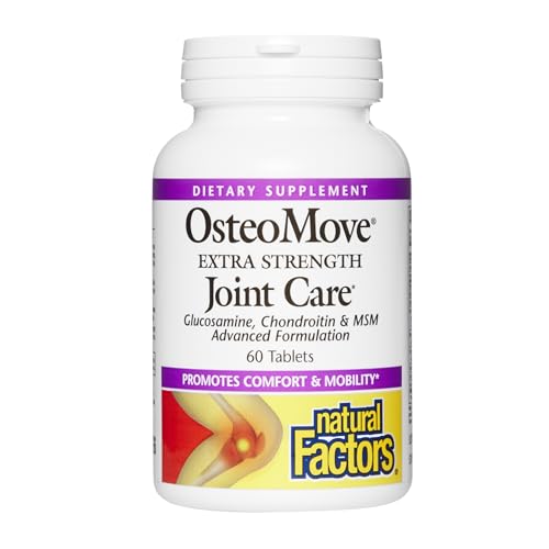 Natural Factors, OsteoMove Joint Care, Extra Strength Support for Joint and Bone Health, Non-GMO, 60 tablets (30 servings)