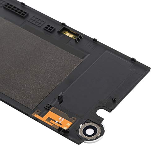 Piece de reparation coque arriere Blackberry Keyone noir avec vitre de camera - 5