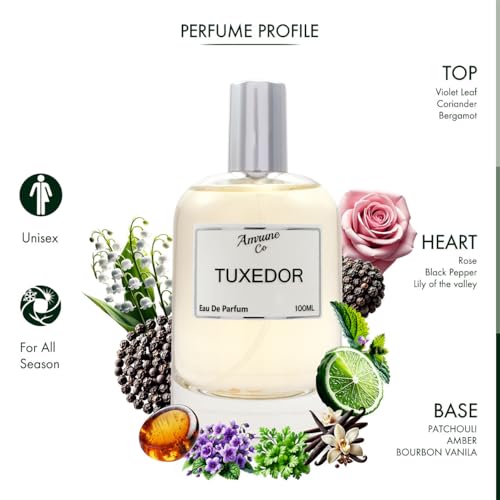 Image of Tuxedor | Luxury Men Perfume | Patchouli Vanilla Fresh Spicy | Perfume Spray for Man | Strong & Long Lasting Fragrance | Luxury Gift for Him | 100 ml