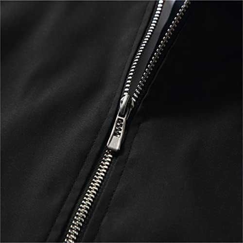 Survêtement grande taille homme et veste bomber noire polyvalente - 6