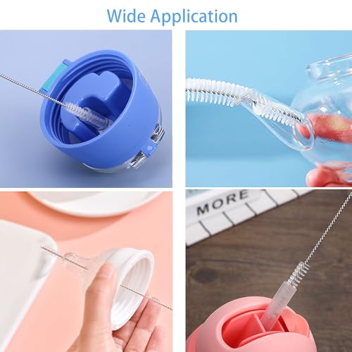 Image of 3 in 1 Cup Lid Cleaning Brush, Crevice Cleaning Brush for Water Bottle Gap, 2024 New Multifunctional Portable Straw Cleaner Brush Set(6Pcs)