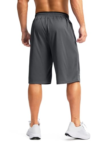 Image of G Gradual Men's Long Basketball Gym Shorts 9 inch /11 inch with Pockets