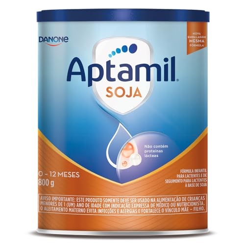 Fórmula Infantil: Aptamil Soja 2 800g - 0-12 meses