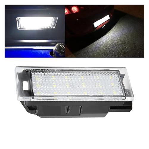Pack de 2 luces de matrícula para Renault Twingo Clio Megane y Lagane 6