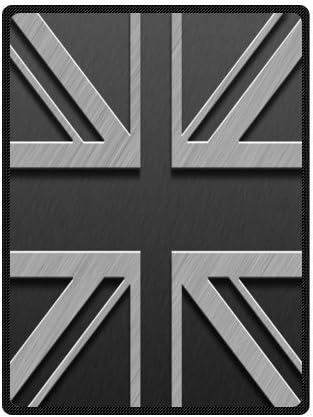 Soft Material Union Jack Flag Fleece Blanket 58 inches x 80 inches (Large)