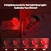 670nm Red Light Therapy Sleep Device & 10,000 Lux Sun Lamp – Dual Function Sleep Aid and Sunlight Lamp, Red Night Light Lamp to Support Deep Relaxation and Improve Sleeping for Adult & Kid Bedroom