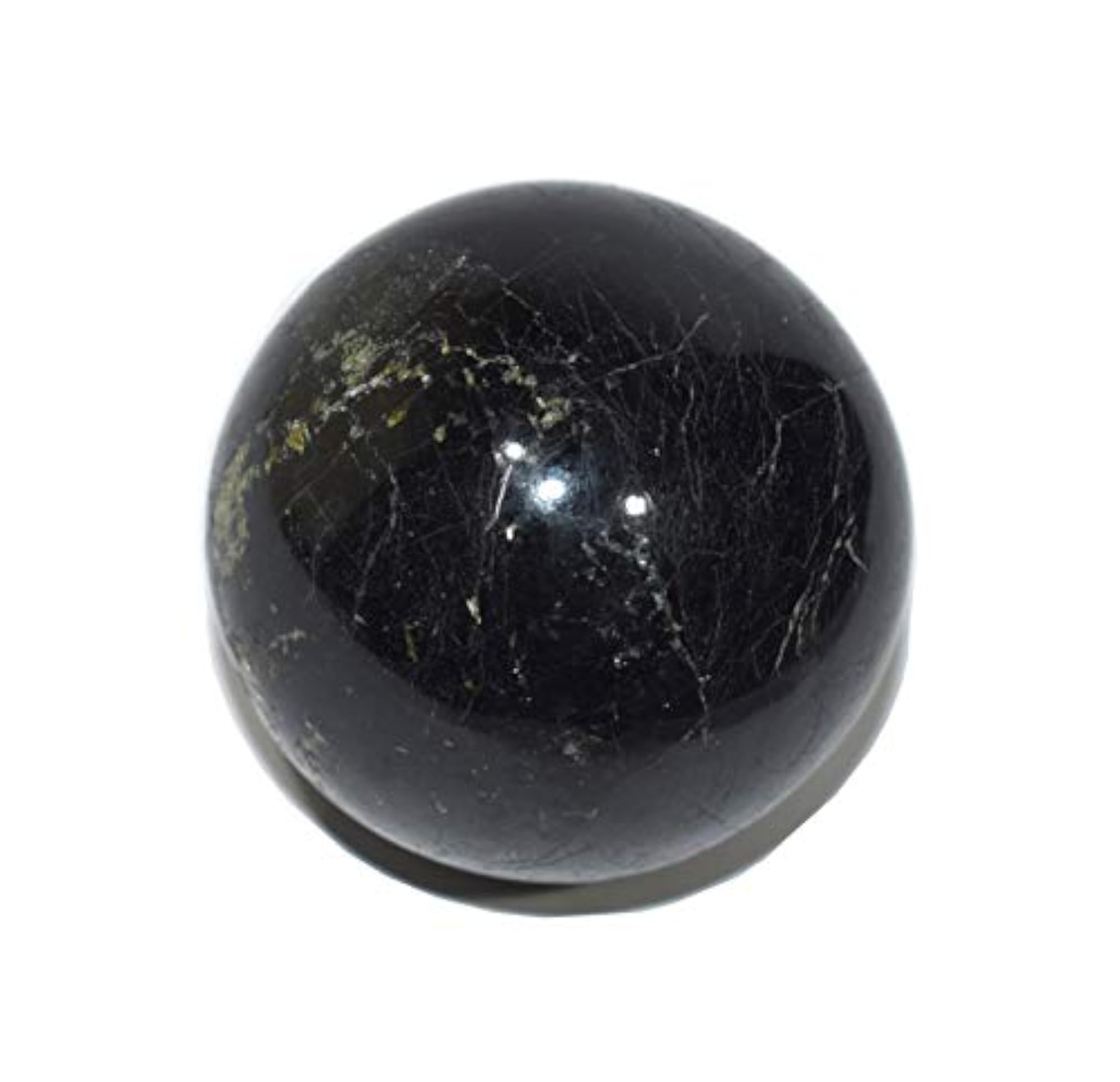 Tourmaline Chakra Balancing Sphere, Natural Healing Stone