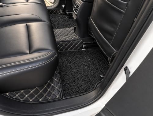 Image of 7D Car Foot Mat for Maruti Suzuki S-Cross 2015 to 2018 | Black