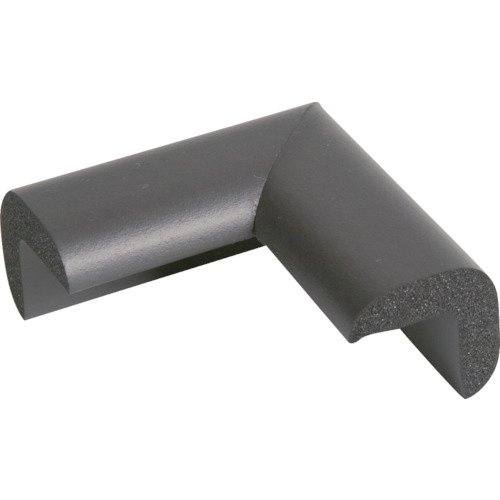 TRUSCO 安心クッション コーナー用 小 1個入 ブラック TAC-32