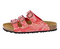 Lico BIOLINE LADY Damen Pantoletten, Rot/ Orange, 39 EU