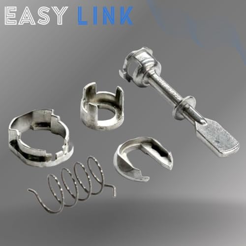 Easy Link Türschloss Reparatursatz 68mm Kompatibel mit VW Polo 6N Caddy Seat Ibiza Cordoba 6K4837223A